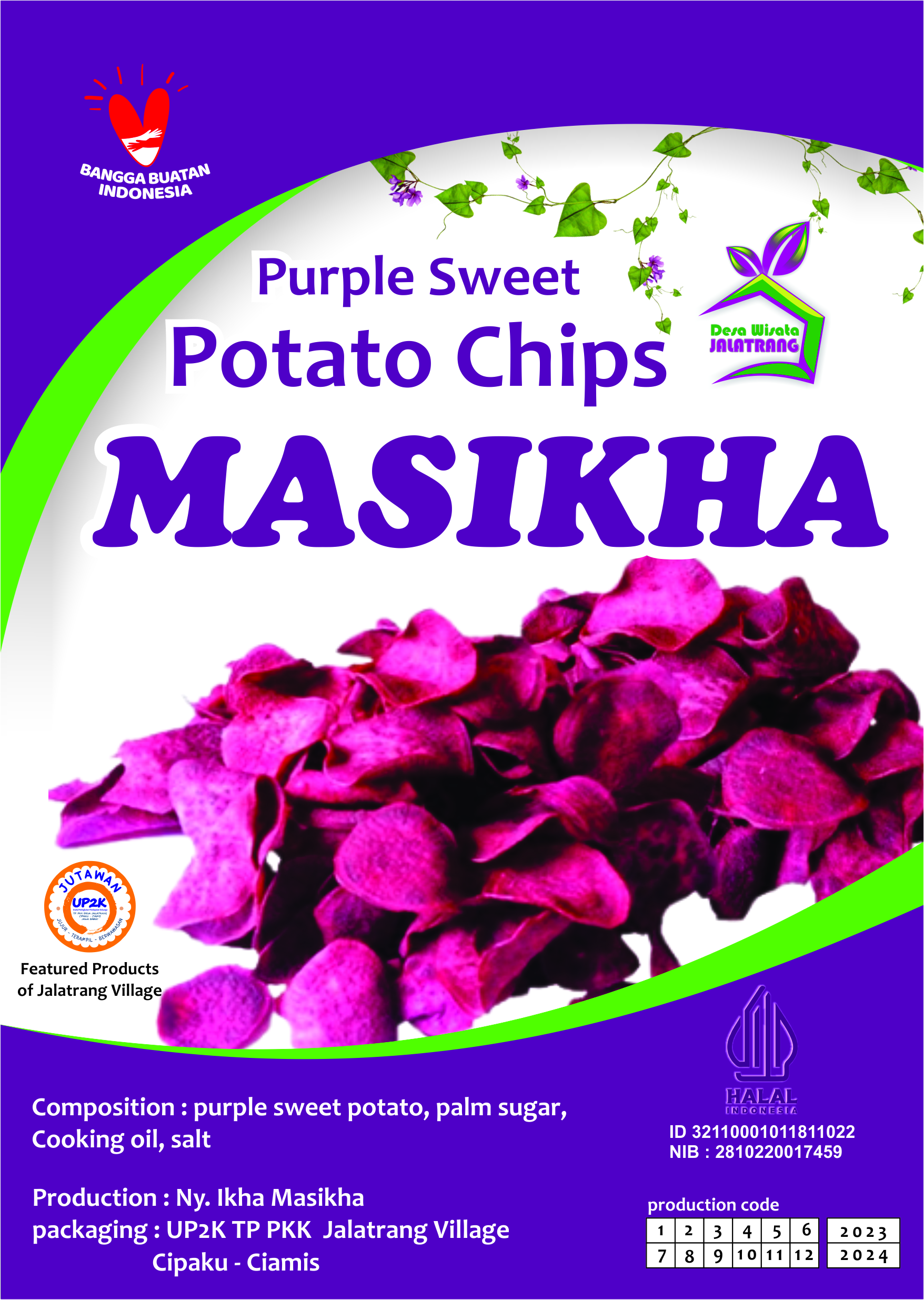 KERIPIK UBI UNGU MASIKHA